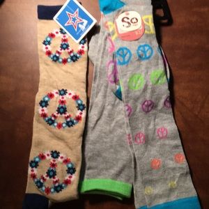 Peace sign sock bundle!